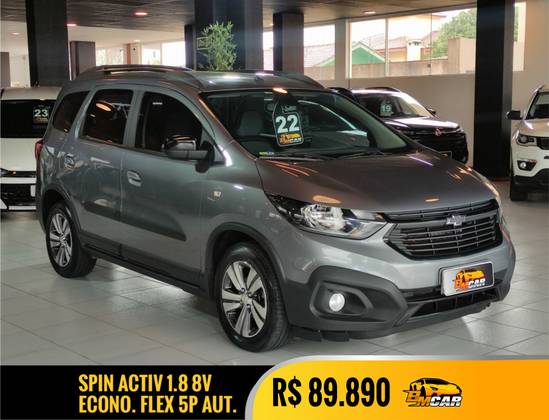 CHEVROLET SPIN 1.8 ACTIV 8V FLEX 4P AUTOMÁTICO CHEVROLET SPIN 1.8 ACTIV 8V FLEX 4P AUTOMÁTICO